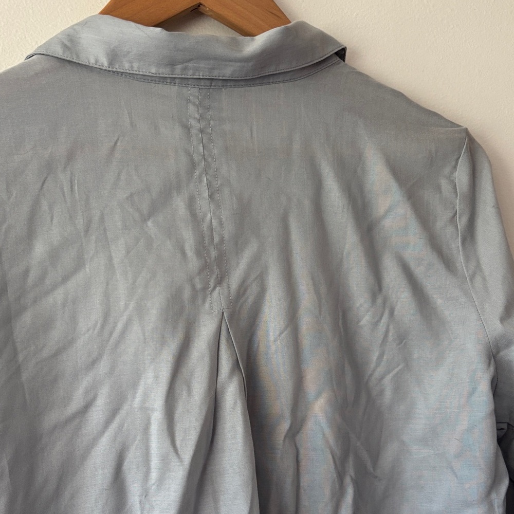 Kuhl Women's sz M Hadley LS Mist Button-Down Shirt - Light Gray NWT - Picture 8 of 9